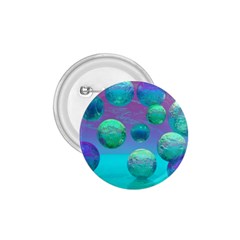 Ocean Dreams, Abstract Aqua Violet Ocean Fantasy 1 75  Button by DianeClancy