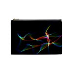 Fluted Cosmic Rafluted Cosmic Rainbow, Abstract Winds Cosmetic Bag (Medium) Front
