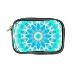 Blue Ice Goddess, Abstract Crystals Of Love Coin Purse Front