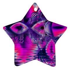 Rose Crystal Palace, Abstract Love Dream  Star Ornament (two Sides) by DianeClancy