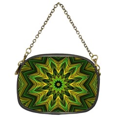 Woven Jungle Leaves Mandala Chain Purse (one Side) by Zandiepants