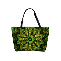 Woven Jungle Leaves Mandala Large Shoulder Bag by Zandiepants