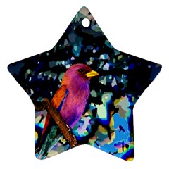 Bird Star Ornament (two Sides)