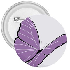 Purple Awareness Butterfly 2 3  Button by FunWithFibro