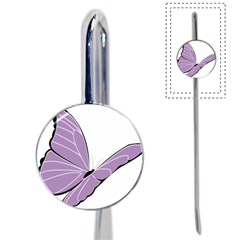 Purple Awareness Butterfly 2 Bookmark by FunWithFibro