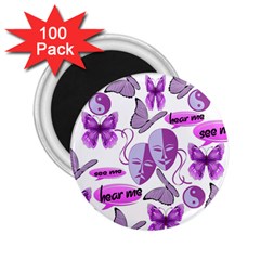 Invisible Illness Collage 2 25  Button Magnet (100 Pack)