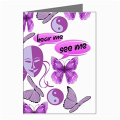 Invisible Illness Collage Greeting Card by FunWithFibro