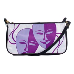 Comedy & Tragedy Of Chronic Pain Evening Bag by FunWithFibro