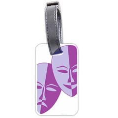 Comedy & Tragedy Of Chronic Pain Luggage Tag (one Side)