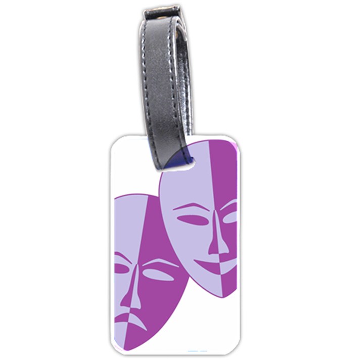 Comedy & Tragedy Of Chronic Pain Luggage Tag (One Side)