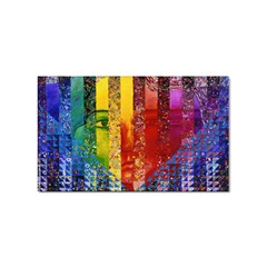 Conundrum I, Abstract Rainbow Woman Goddess  Sticker 10 Pack (rectangle) by DianeClancy