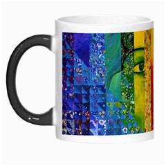 Conundrum I, Abstract Rainbow Woman Goddess  Morph Mug by DianeClancy