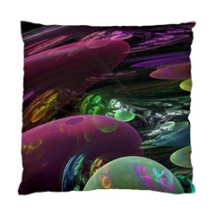 Creation Of The Rainbow Galaxy, Abstract Cushion Case (two Sided)  by DianeClancy