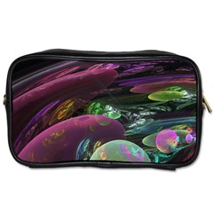 Creation Of The Rainbow Galaxy, Abstract Travel Toiletry Bag (one Side) by DianeClancy