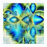 Crystal Lime Turquoise Heart Of Love, Abstract Glasses Cloth (Medium)