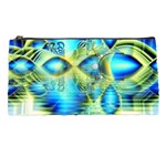 Crystal Lime Turquoise Heart Of Love, Abstract Pencil Case