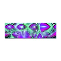 Violet Peacock Feathers, Abstract Crystal Mint Green Bumper Sticker 10 Pack by DianeClancy