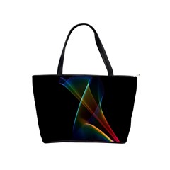 Abstract Rainbow Lily, Colorful Mystical Flower  Large Shoulder Bag by DianeClancy