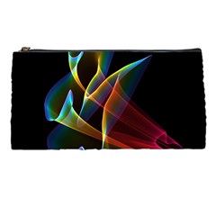 Peacock Symphony, Abstract Rainbow Music Pencil Case by DianeClancy