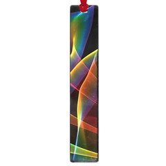 Peacock Symphony, Abstract Rainbow Music Large Bookmark by DianeClancy