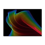 Liquid Rainbow, Abstract Wave Of Cosmic Energy  A4 Sticker 100 Pack Front