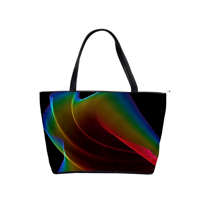 Liquid Rainbow, Abstract Wave Of Cosmic Energy  Large Shoulder Bag