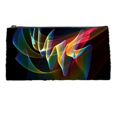 Northern Lights, Abstract Rainbow Aurora Pencil Case by DianeClancy
