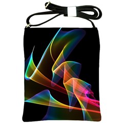 Crystal Rainbow, Abstract Winds Of Love  Shoulder Sling Bag by DianeClancy