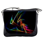 Crystal Rainbow, Abstract Winds Of Love  Messenger Bag Front