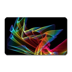 Dancing Northern Lights, Abstract Summer Sky  Magnet (rectangular) by DianeClancy