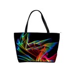 Dancing Northern Lights, Abstract Summer Sky  Large Shoulder Bag Front