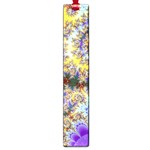 Desert Winds, Abstract Gold Purple Cactus  Large Bookmark Front