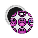 Chronic Pain Emoticons 2.25  Button Magnet Front