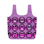 Chronic Pain Emoticons Reusable Bag (M) Front