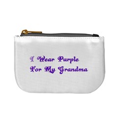 I Wear Purple For My Grandma Coin Change Purse by FunWithFibro