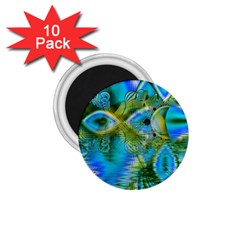 Mystical Spring, Abstract Crystal Renewal 1 75  Button Magnet (10 Pack) by DianeClancy