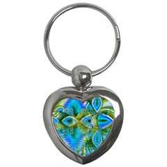 Mystical Spring, Abstract Crystal Renewal Key Chain (Heart)