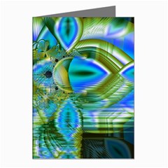 Mystical Spring, Abstract Crystal Renewal Greeting Card (8 Pack)