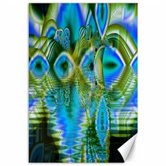 Mystical Spring, Abstract Crystal Renewal Canvas 12  x 18  (Unframed)