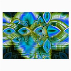 Mystical Spring, Abstract Crystal Renewal Glasses Cloth (Large, Two Sided)