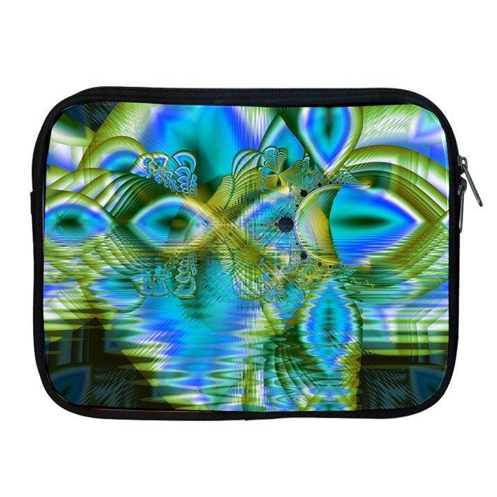 Mystical Spring, Abstract Crystal Renewal Apple iPad Zippered Sleeve