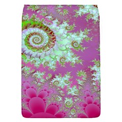 Raspberry Lime Surprise, Abstract Sea Garden  Removable Flap Cover (small) by DianeClancy