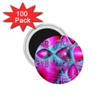 Ruby Red Crystal Palace, Abstract Jewels 1.75  Button Magnet (100 pack) Front