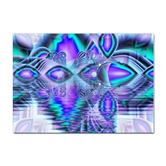 Peacock Crystal Palace Of Dreams, Abstract A4 Sticker 100 Pack by DianeClancy