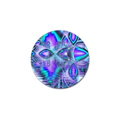 Peacock Crystal Palace Of Dreams, Abstract Golf Ball Marker 4 Pack by DianeClancy