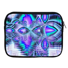 Peacock Crystal Palace Of Dreams, Abstract Apple Ipad Zippered Sleeve by DianeClancy