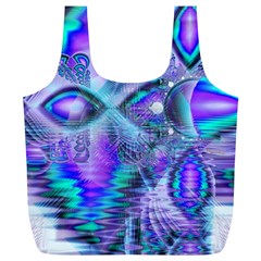 Peacock Crystal Palace Of Dreams, Abstract Reusable Bag (xl) by DianeClancy