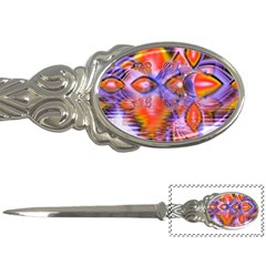 Crystal Star Dance, Abstract Purple Orange Letter Opener by DianeClancy