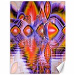 Crystal Star Dance, Abstract Purple Orange Canvas 36  x 48  (Unframed) 35.26 x46.15  Canvas - 1