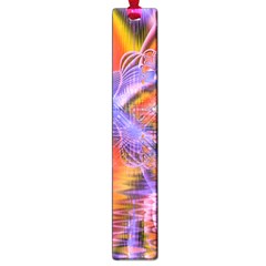 Crystal Star Dance, Abstract Purple Orange Large Bookmark by DianeClancy